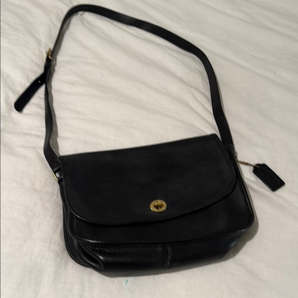 Coach City Black Crossbody Bag Vintage